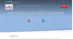 Desktop Screenshot of airservicewv.com